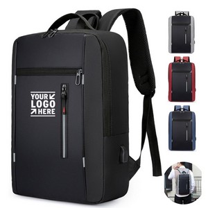 Travel backpack with charging feature